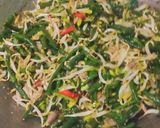 Foto langkah ke 8 dari resep Tauge Kacang Panjang Bunga Pepaya.