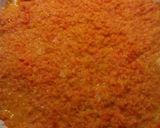 A picture of step 5 of Easy Gajar Halwa with icing glaze.