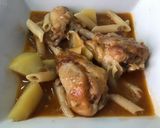 Foto del paso 4 de la receta: Muslitos de pollo almendrados con macarrones