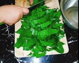 รูปขั้นตอนการทำที่ 3 ของ ใบเหลียงผัดไข่