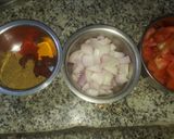A picture of step 1 of Leave sev tamatar ki sabzi.