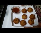 A picture of step 5 of Cheese lolipops.