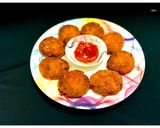 A picture of step 7 of Paneer vegetable cutlet.