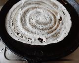 A picture of step 4 of Dosa batter/ varieties of dosa.