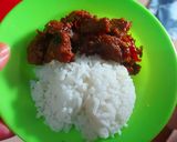 Foto langkah ke 5 dari resep Oseng mercon daging.