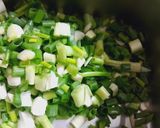 Hình bước làm 1 của món Tim cật xào đậu que