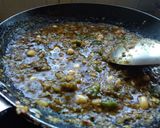 A picture of step 6 of Bittergourd chutney.