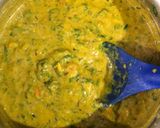 A picture of step 5 of Besanwali Methi.