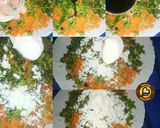 A picture of step 1 of Veg Manchurian 2 ways in gravy and dry.