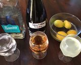 A picture of step 2 of California Farm Apple Cider Margarita.