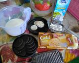 Foto langkah ke 1 dari resep Cheese Cake Oreo.