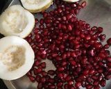 A picture of step 1 of Pomegranate Guava Mocktail.