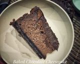 Foto langkah ke 11 dari resep Baked Chocolate Cheesecake.