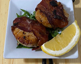 A picture of step 4 of Bacon Wrapped Scallops.