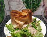 Une image de l'étape 4 de Aumônière chèvre et miel 🍯 et sa salade 🥗 vinaigrette.