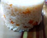 A picture of step 3 of Plain Carrot Rice.