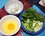 青江菜蛋花湯的食譜步驟1照片