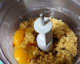A picture of step 2 of Einkorn Maple orange loaf cake.