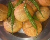 A picture of step 5 of Sattu ki Bati.