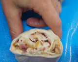 Foto del paso 8 de la receta: 🍕🥓 Pizza rolls 🍥 de panceta y muzzarella 🥓🍕 con salsa picante