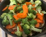 Foto langkah ke 4 dari resep Rice Bowl Salmon & Vegetables.