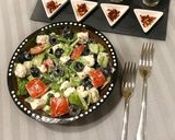A picture of step 2 of Quick, Easy & healthy Greek salad & Greek cocktail in just 5 min.