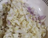 A picture of step 1 of Mixed Salad.