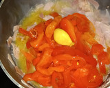 Foto del paso 2 de la receta: Lacón con pimientos asados con ajos