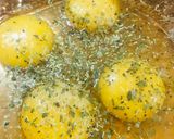 A picture of step 1 of Cheezy Garlic French Toast.