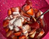 A picture of step 2 of Strawberry Shortcake.