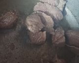 A picture of step 2 of Dal Gosht.