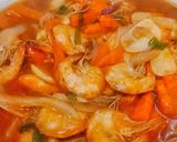 Foto langkah ke 5 dari resep Udang Saos Tomat.