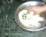 A picture of step 3 of Palak Papdi.
