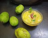 A picture of step 4 of Raw Mango chutney.