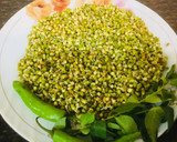 A picture of step 1 of Moong Dal Net Chilla with Coconut Stuffing.