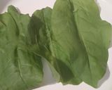 A picture of step 1 of Salted Sorrel Preservation.