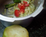 A picture of step 1 of சௌச்சௌ சாம்பார் (Chow chow sambar recipe in tamil).