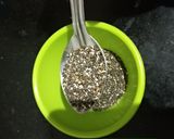 A picture of step 1 of Mango chia pudding.