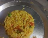 A picture of step 2 of Left Over Masala Rice.