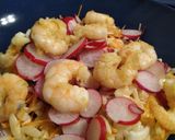 Une image de l'étape 3 de Salade de pâte orzo et crevette au curry.