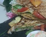 A picture of step 6 of Club sandwich.