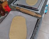Foto del paso 1 de la receta Coca de Sant Joan 2025 v2: Crema, piñones, naranja confitada y azúcar humedecida en anís