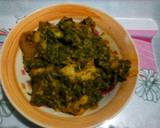Spinach (Green)Porridge Yam recipe step 1 photo