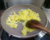 A picture of step 4 of Asparagus and Creamy Scrambled Eggs (Simple Recipe).