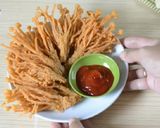 Foto langkah ke 4 dari resep Jamur Enoki Goreng Crispy.