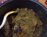 A picture of step 4 of Palak Gosht (My Style).