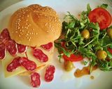 Foto del paso 5 de la receta Bocadillo de queso y fuet