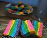 Foto langkah ke 5 dari resep Rainbow Cake Kukus.