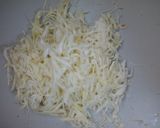 A picture of step 1 of Chicken breast spring rolls #themechallange.