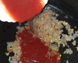 A picture of step 1 of Mexican Rice with Red Sauce.
